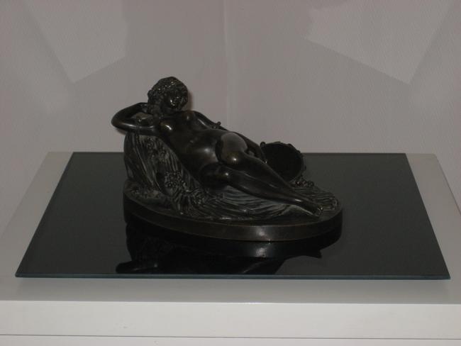Sleeping Maenad, Lying nude Bronze, 22x16x11cm, ca. 1840