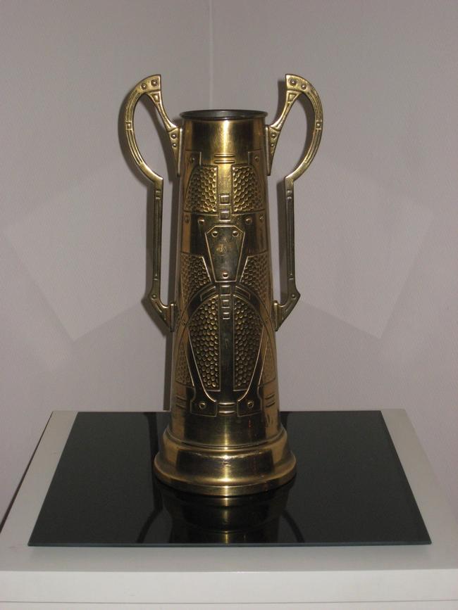 Jugendstil Vase - messing