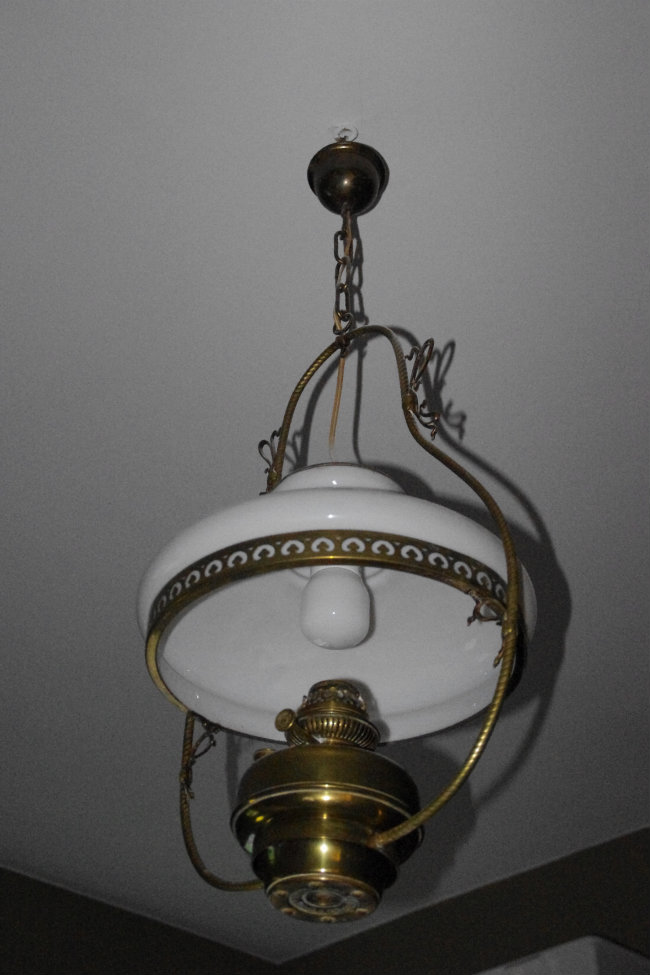 Art nouveau style Lampe Belge